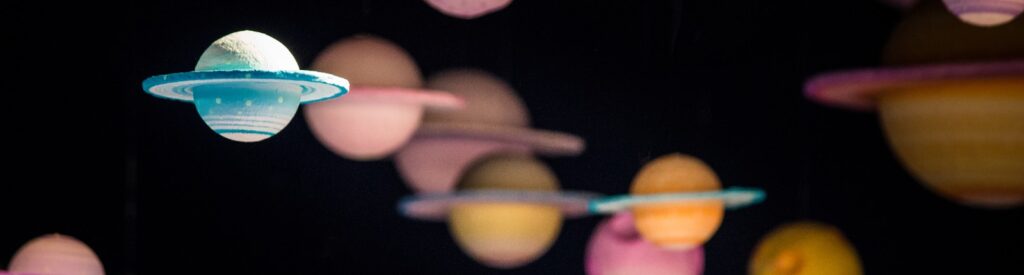 assorted planet decor